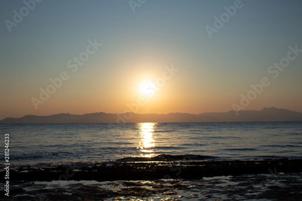 Obraz sunset over the sea