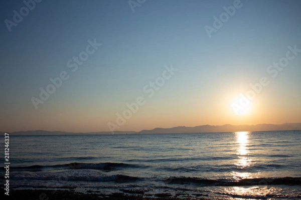 Obraz sunset over the sea