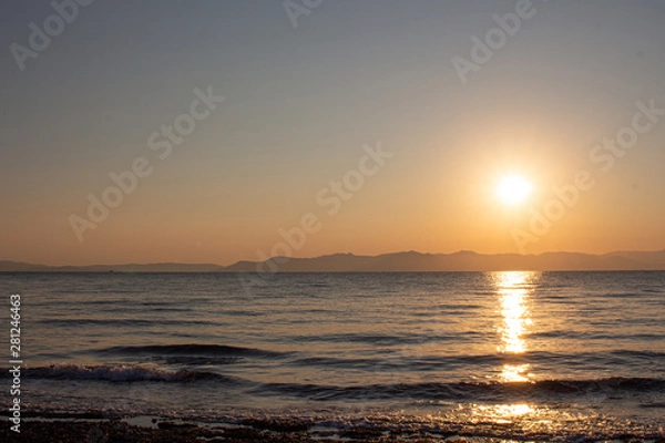 Obraz sunset over the sea