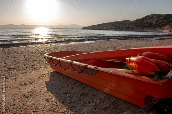 Obraz boat on the beach