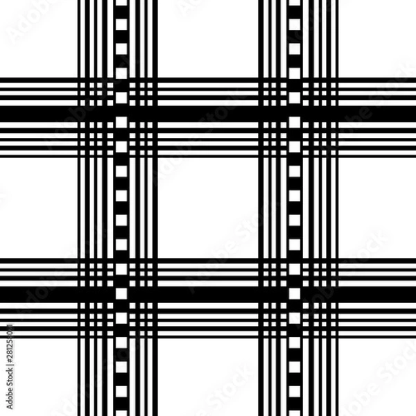 Fototapeta seamless geometric abstract checkered pattern