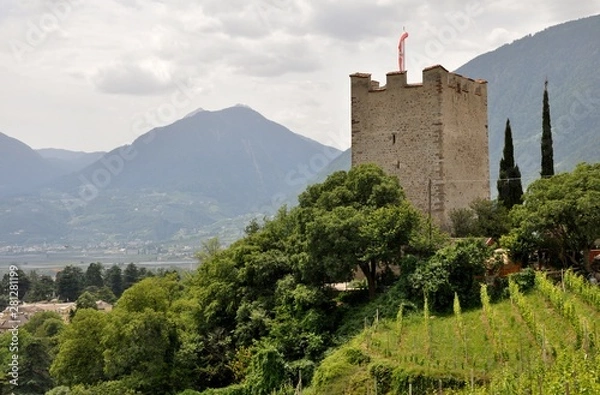 Fototapeta Pulverturm in Meran in Südtirol (Italien)
