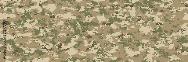 Fototapeta Seamless illustrations. Textile camouflage- pattern abstract