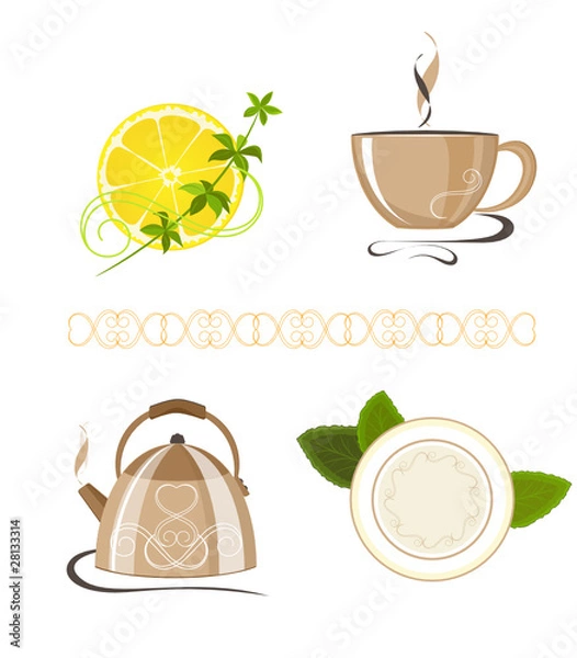 Fototapeta Icons for the kitchen