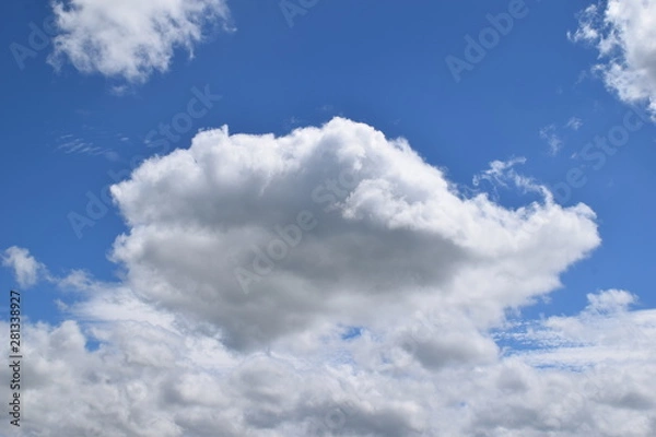Fototapeta 雲と青空 背景素材