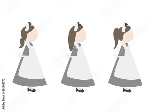 Fototapeta 現代メイドさん