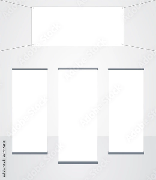 Fototapeta Mockup Roll Banner Basic RGB 