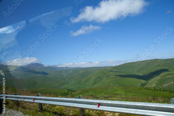 Fototapeta Landscape road mountain