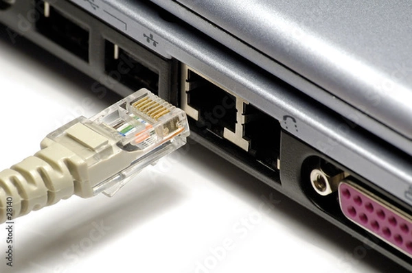 Obraz network plug