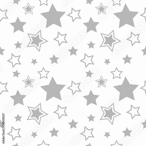 Fototapeta stars seamless geometric abstract pattern
