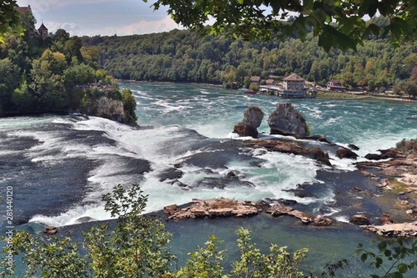 Obraz Rhine Falls - Largest waterfall in Switzerland and Europe