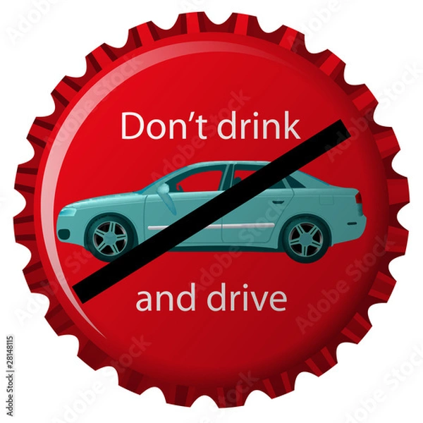 Obraz dont drink and drive