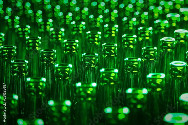 Obraz Glass bottle texture