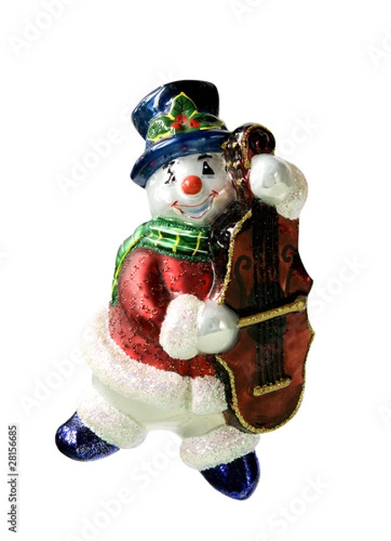 Obraz New Year's toy snowman