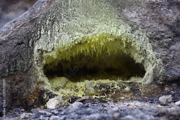 Obraz Sulfur crystals