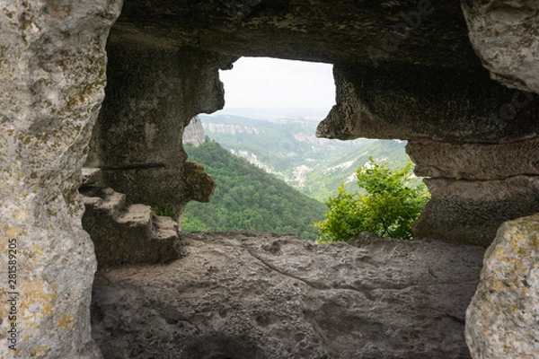 Obraz ancient city overgrown and lost in the wild