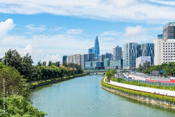 Obraz Dashahe Ecological Corridor, Shenzhen, Guangdong, China
