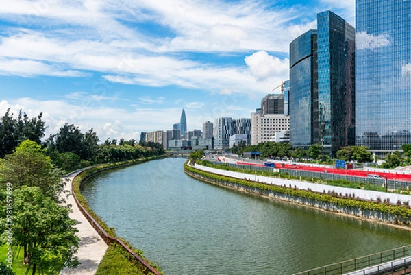 Obraz Dashahe Ecological Corridor, Shenzhen, Guangdong, China