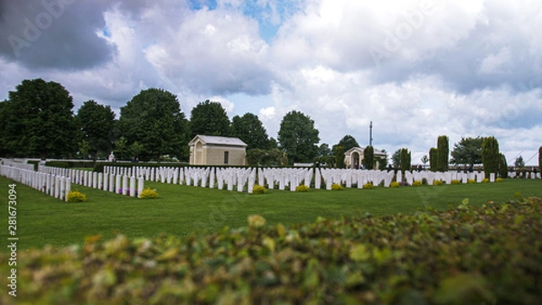 Obraz Bayeux cemetery ww2