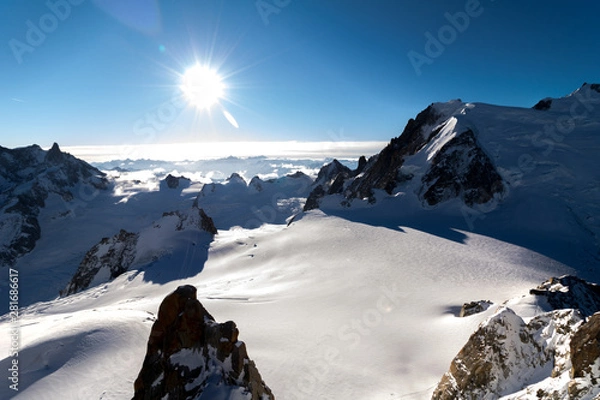 Fototapeta Vallée Blanche