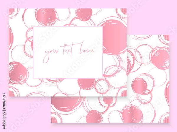 Fototapeta Grunge styled card for web-design, printing