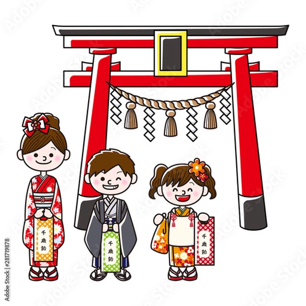 Obraz 七五三_鳥居