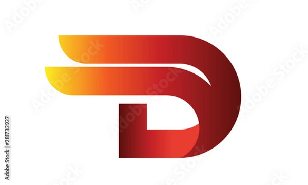 Fototapeta letter d swing