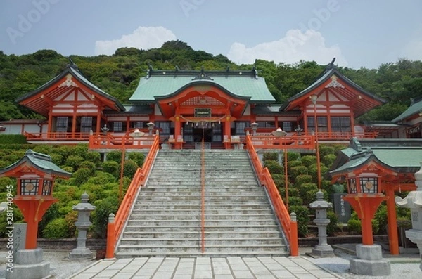 Obraz Motonosumi shrine in Yamaguchi Japan