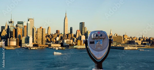 Obraz overlooking new york city