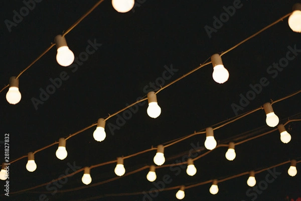 Obraz Lights at a Wedding Venue
