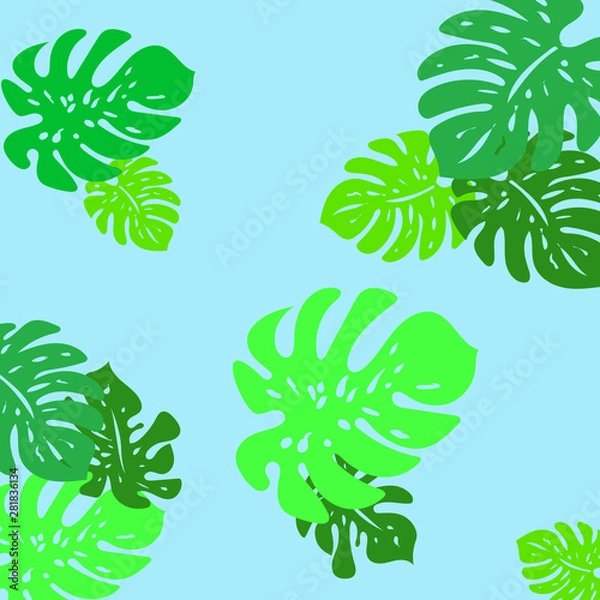 Obraz Tropical Leaves Pattern