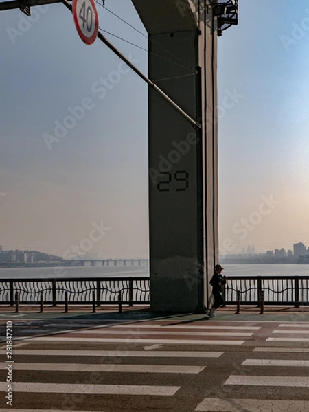 Obraz 아침을 달리다. 