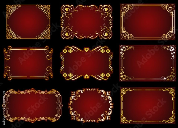 Fototapeta Classic box ruled line