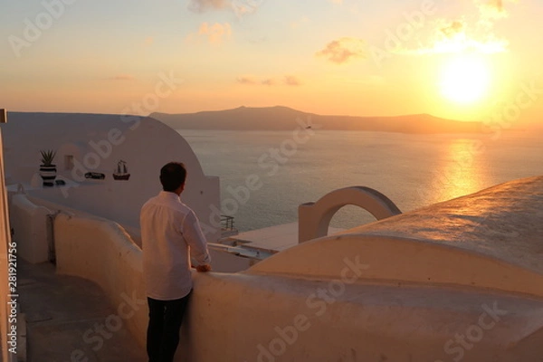 Fototapeta Santorini