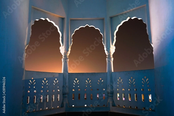 Fototapeta The balcony in indian style
