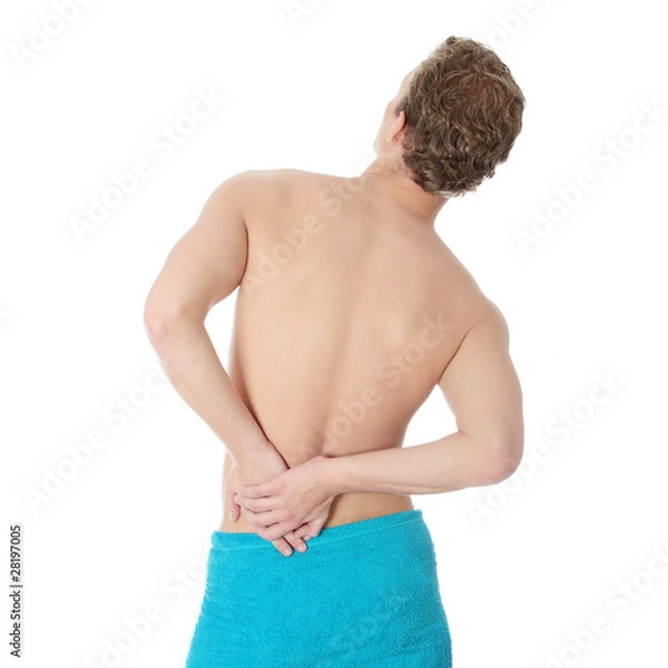 Fototapeta Back pain concept.