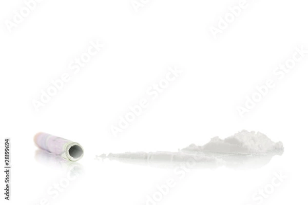 Obraz Line of drugs isolated