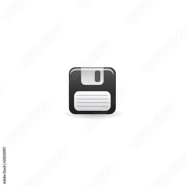 Fototapeta illustration of a floppy disk