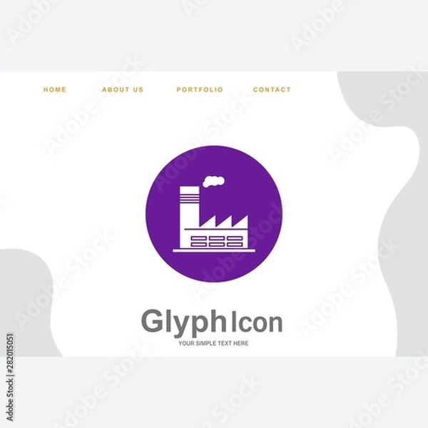 Obraz Factory icon for your project