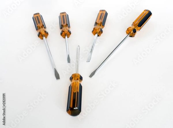 Fototapeta set of screwdrivers