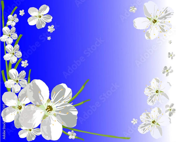 Obraz рамка цветов