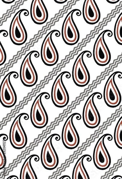Obraz textile pattern sesign