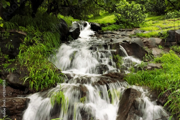 Fototapeta Beautiful waterfall in jungle