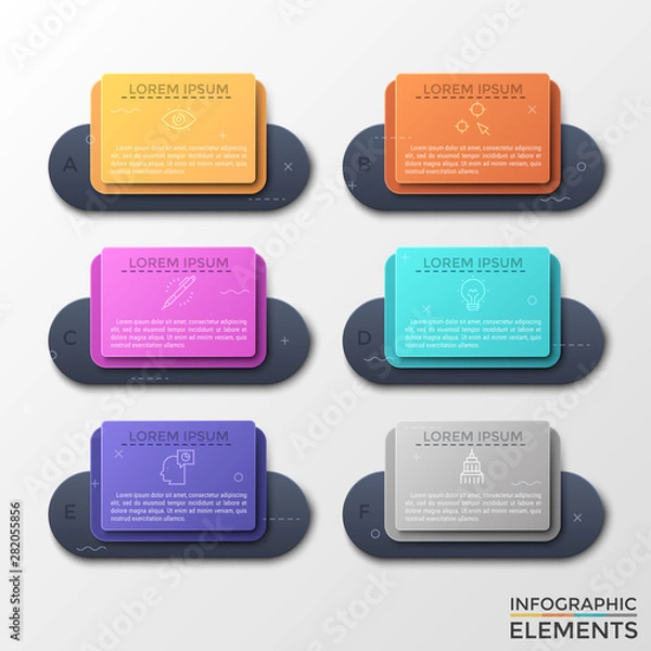 Fototapeta Modern Infographic Template