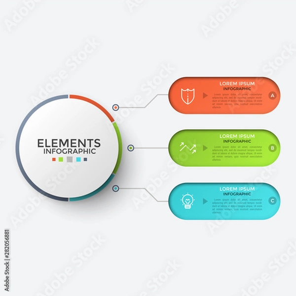 Fototapeta Modern Infographic Template