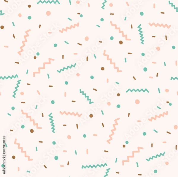 Obraz confetti and streamers