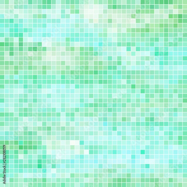Obraz abstract vector square pixel mosaic background