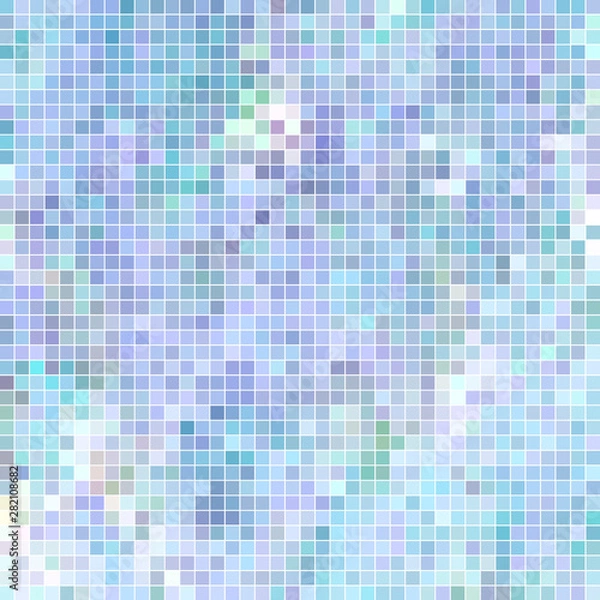 Obraz abstract vector square pixel mosaic background
