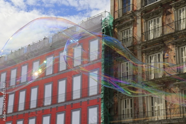 Obraz Pompa de jabón