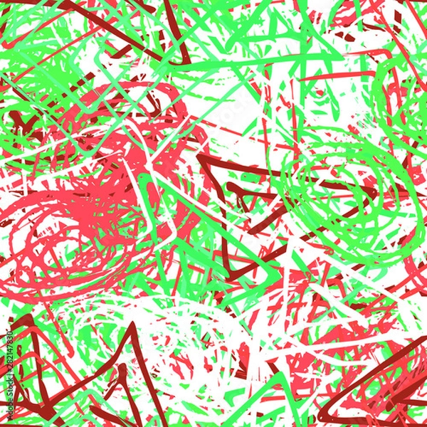 Fototapeta Grunge background color. Seamless abstract texture of scratches, chipping, scuffs. Gloomy dirty vintage surface